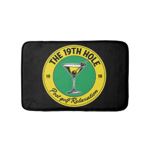 Classic 19th Hole Golf Bathroom Fun Bath Mat