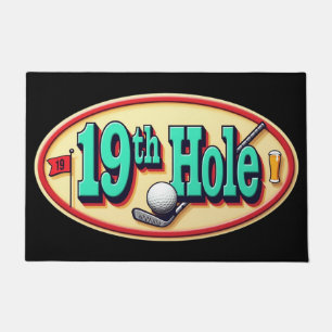 Classic 19th Hole Golf Doormat