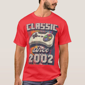 Classic 2002 20th Birthday Retro Video Game Contro T-Shirt