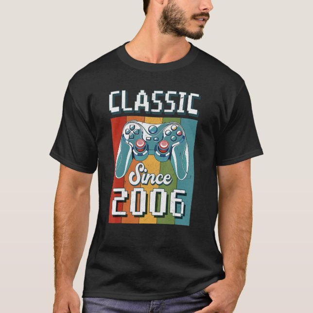 Classic 2006 16th Birthday Video Game Controller G T-Shirt (Front)