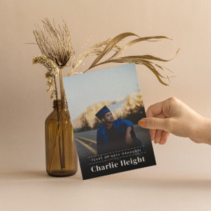 Classic 2023 Graduation Simple Photo Invitation