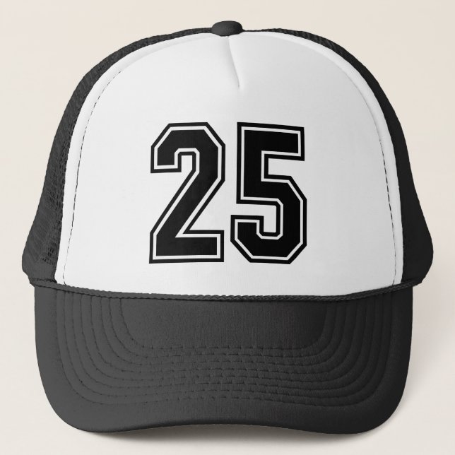 Classic 25th Birthday Party Trucker Hat (Front)