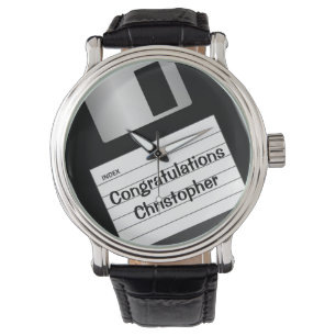 Classic 3.5" Floppy Disc Personalised Men's Watch