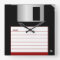 Classic 3.5" Floppy Disk Square Clock