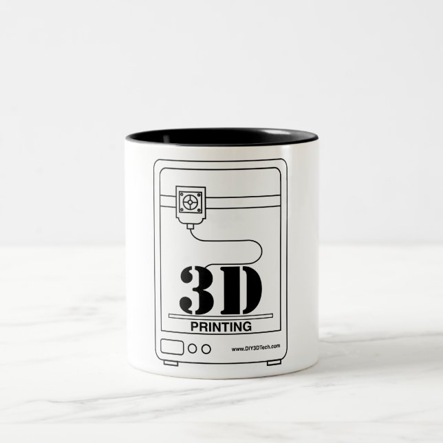 Classic 3D Printer Coffee Mug (Center)