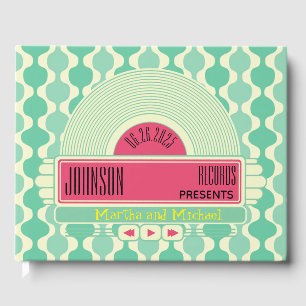 Classic 50s Diner Jukebox Wedding Guest Book