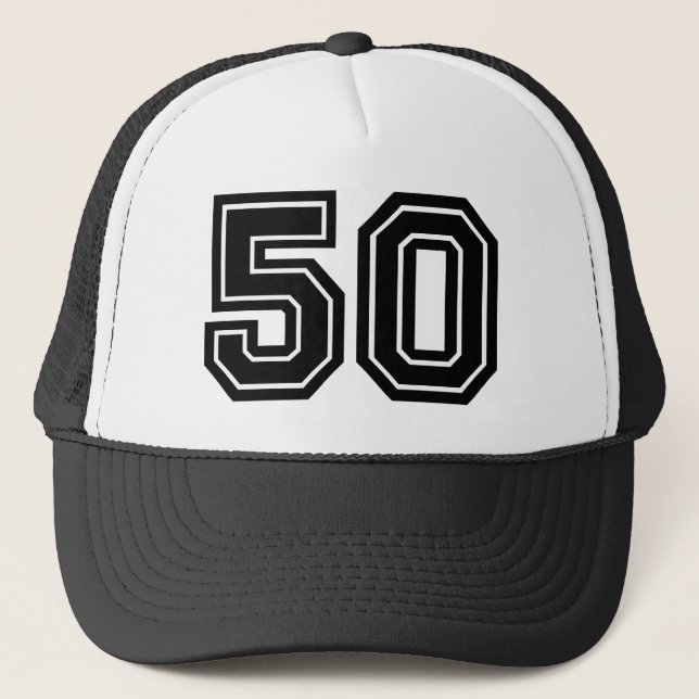 Classic 50th Birthday Party Trucker Hat (Front)