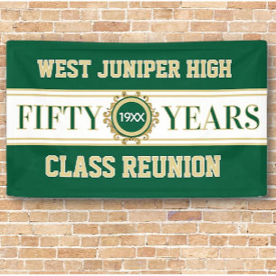 Classic 50th Reunion Celebration Banner