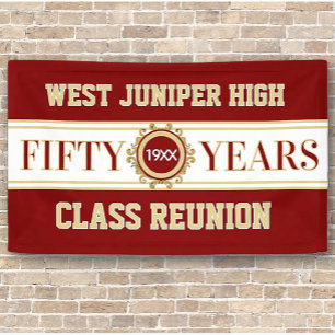 Classic 50th Reunion Celebration Banner