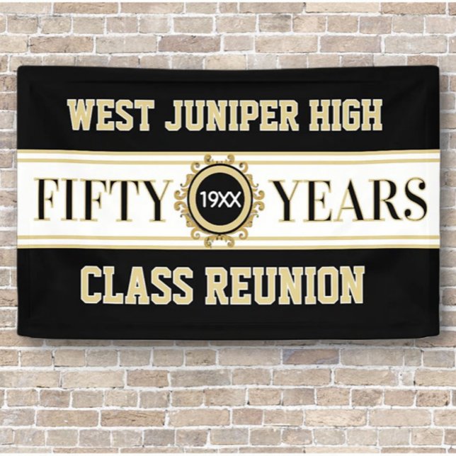 Classic 50th Reunion Celebration Banner (Creator Uploaded)