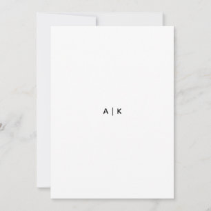Classic (5" x 7") Foil Invitation
