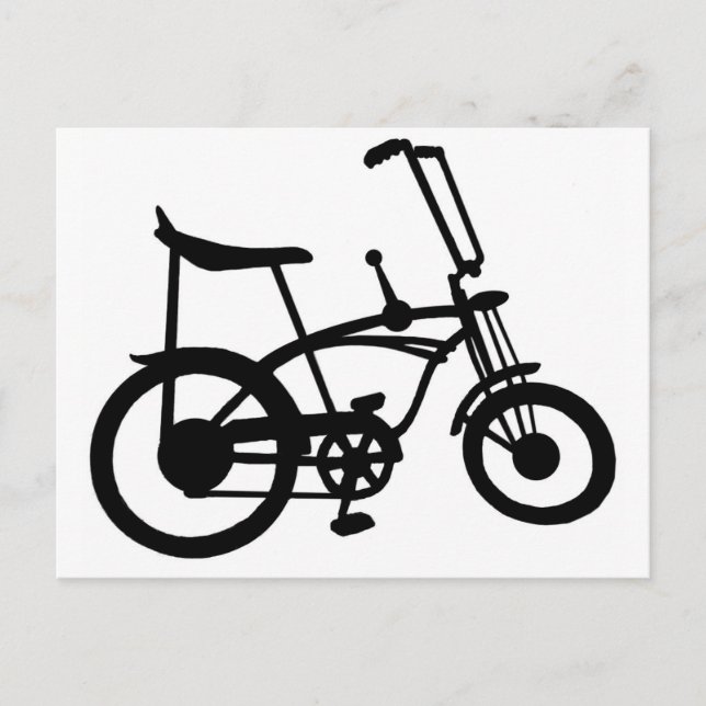 CLASSIC 60'S BIKE BICYLE SCHWINN STINGRAY BIKE POSTCARD (Front)