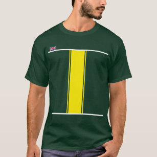 Classic 60's British Racing Green Motor Racing T-Shirt