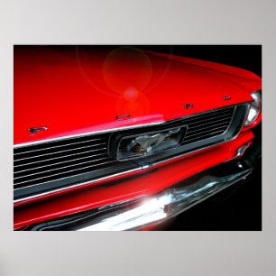 Classic 60s Muscle Car Poster