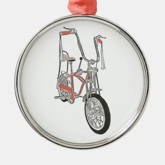 Classic 60's Stingray Bicycle Bike Ornament (Front)