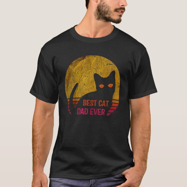 Classic 70S Cat Designs T-Shirt (Front)