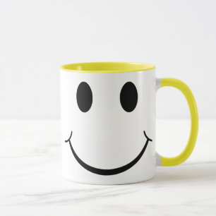 Classic 70's Yellow Happy Face Mug