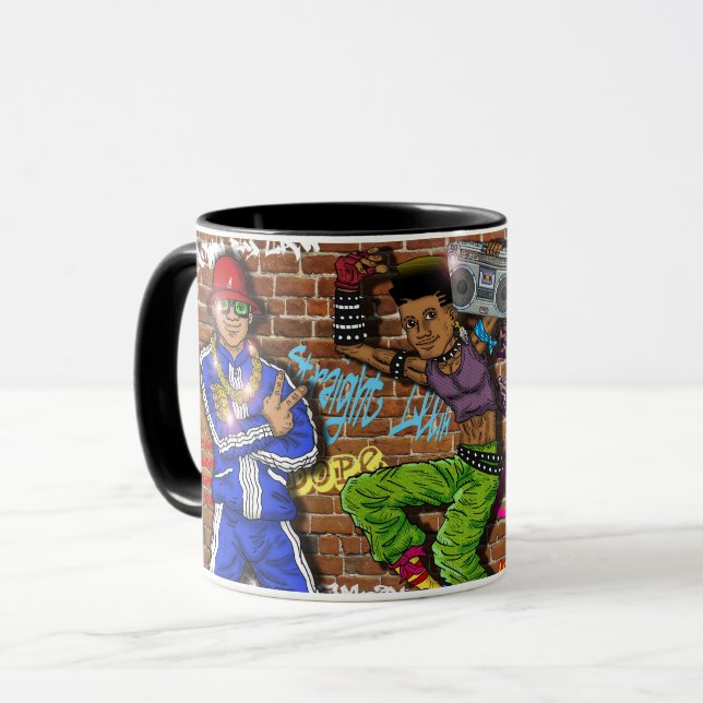 Classic 80's Hip-Hop Mug (Front Left)