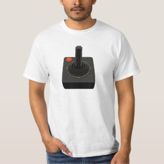 Classic 80's joystick - add your own text - T-Shirt