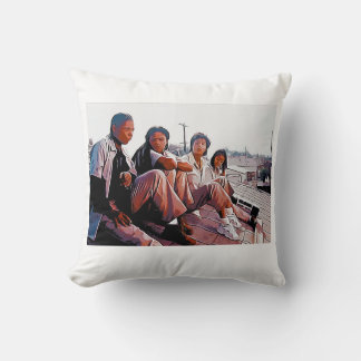 Classic 90s Black Movie Inspired Artwork Cushion