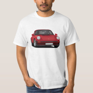 Classic 911 cornering to right, red T-Shirt