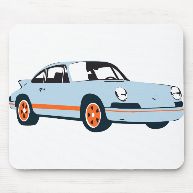Classic 911 Racing Livery Mouse Mat (Front)
