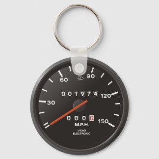 Classic 911 speedometer (old air-cooled car) key ring