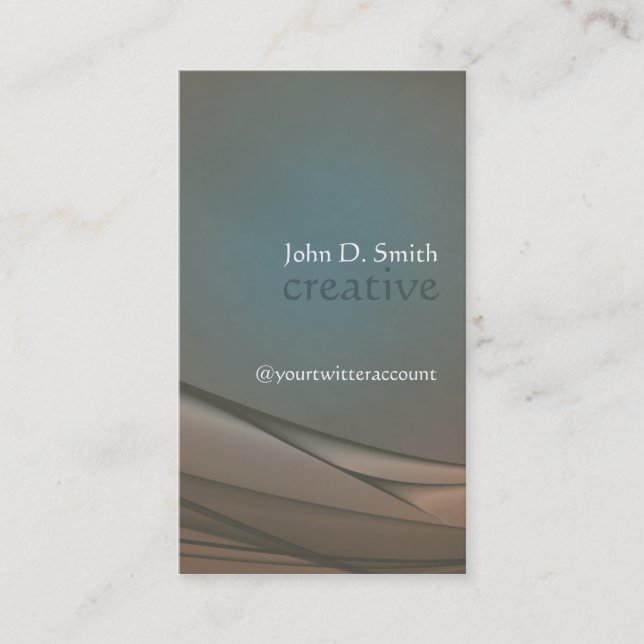 Classic Abstraction Business Card (Front)