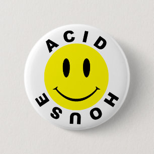 Classic Acid House 6 Cm Round Badge