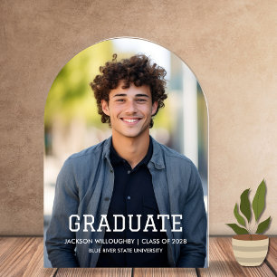 Classic Acrylic Arch Graduation Announcement