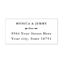 Classic Address Self Inking Custom Rubber Stamp