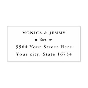 Classic Address Self Inking Custom Rubber Stamp