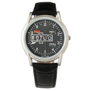 Classic Aircraft Altimeter Watch