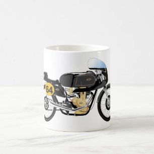 Classic AJS 7R motorcycle mug