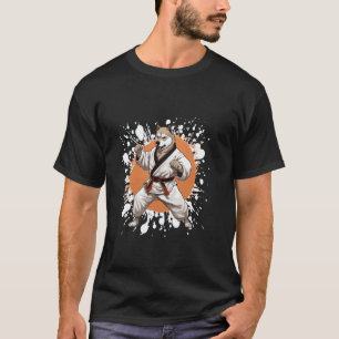Classic Akita Dog Karate Animal Fighter Judo T-Shirt