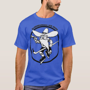 Classic Albuquerque Six Guns Hockey 1973 4 T-Shirt