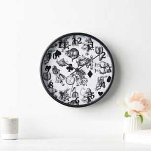  Classic Alice in Wonderland Characters: Original  Clock