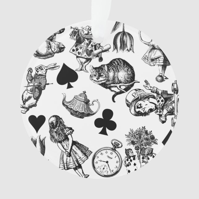  Classic Alice in Wonderland Characters: Original  Ornament (Front)