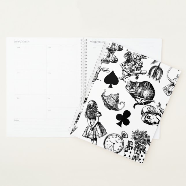  Classic Alice in Wonderland Characters: Original  Planner (Display)