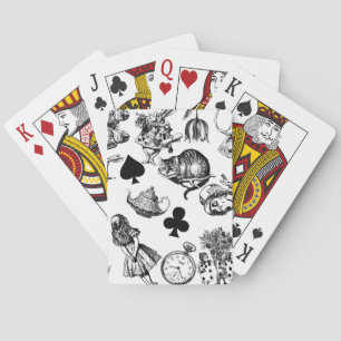  Classic Alice in Wonderland Characters: Original  Playing Cards