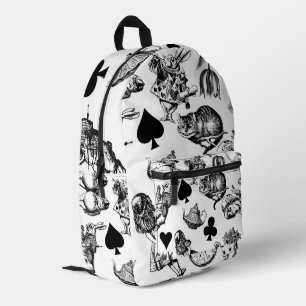  Classic Alice in Wonderland Characters: Original  Printed Backpack