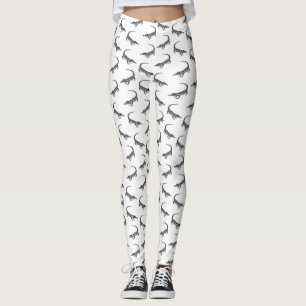 Classic Alligator Print CUSTOM BACKGROUND COLOR Leggings