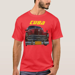 Classic American car in Vinales, Cuba T-Shirt