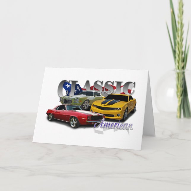 Classic American Card (Front)