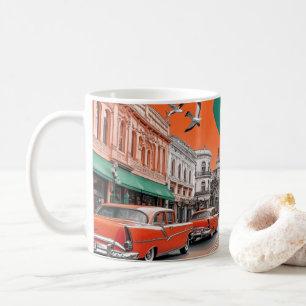 Classic American Cars Wall Art Print, Vintage cars Coffee Mug