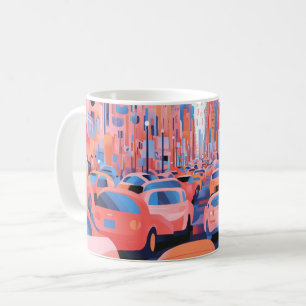 Classic American Cars Wall Art Print, Vintage cars Coffee Mug
