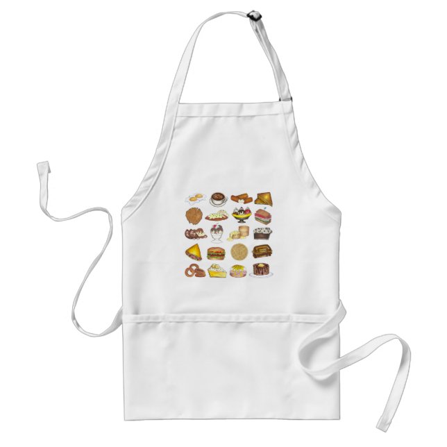 Classic American Lunch Counter Greasy Spoon Diner Standard Apron (Front)