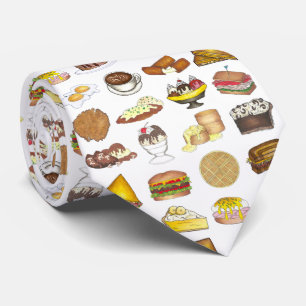 Classic American Lunch Counter Greasy Spoon Diner Tie