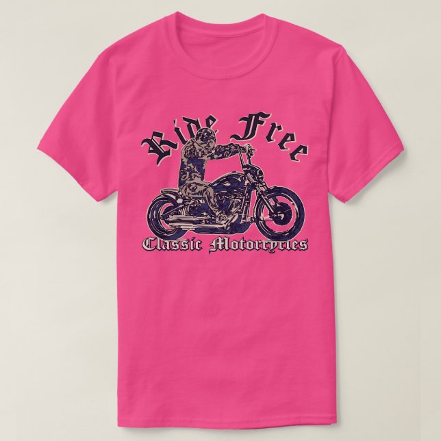 Classic american motorcycle T-Shirt (Design Front)