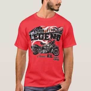 Classic American Motorcycles 1940 EL T-Shirt